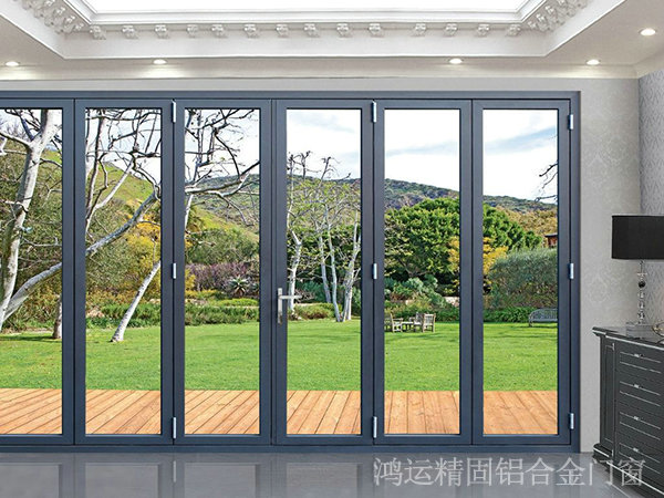 烟灰折叠门